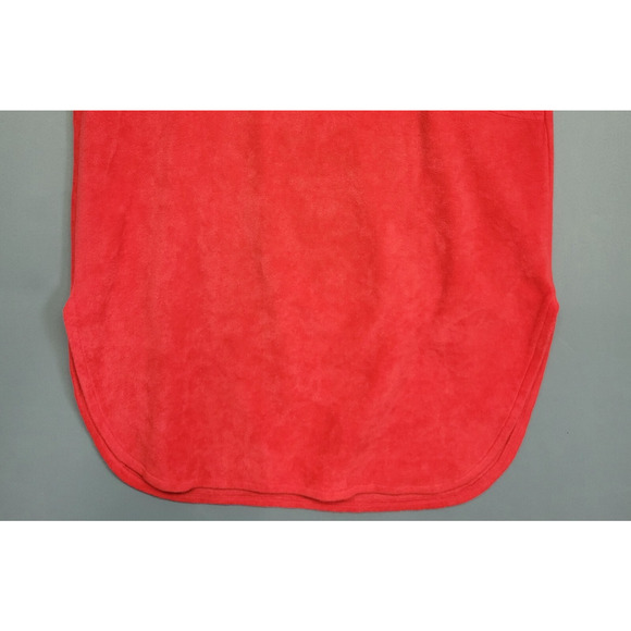 Hello Kitty Fleece Nightgown Adult Womens Medium Red Embroidered Pockets Saniro - Picture 8 of 14